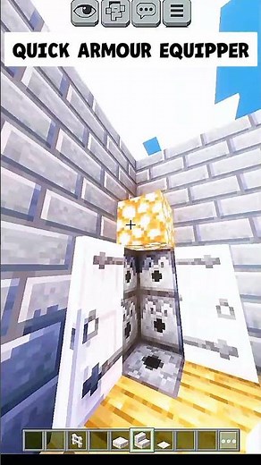 lMinecraft Bedrock's BEST Quick Armour Equipper! 🤯