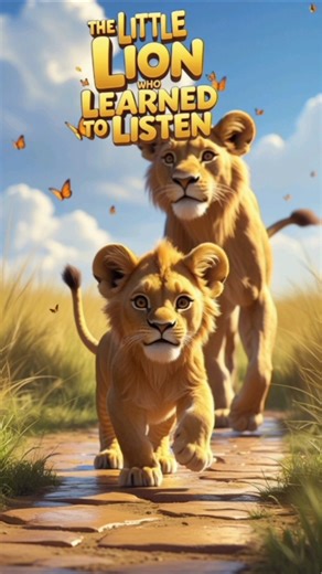 Leo the Little Lion Learns to Listen 🦁✨ | Kids Moral Story