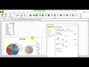 How to Make and Modify Pie of Pie Charts