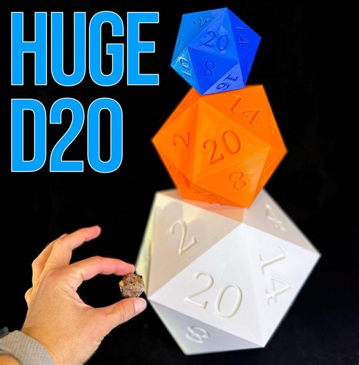 Huge D20 | Large 20-sided Dice | D&D Gift - Etsy
