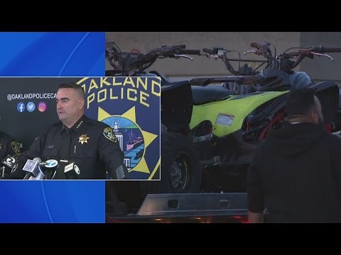 Watch: Police hold briefing on ATV, dirt bike takeover on Bay Bridge