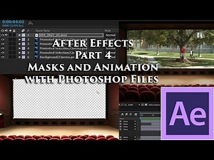After Effects Tutorial Part 4 - Mask and Animation with Photoshop Files