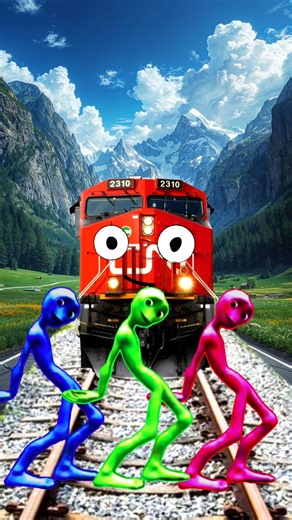 alien 4 dance train video😆 #funny #comedy#funny video #2#alien4#5#youtube