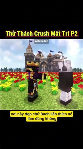 Crush With Amnesia Challenge - P2 ??! 🤣 - Ep 1493 #shorts #minecraft
