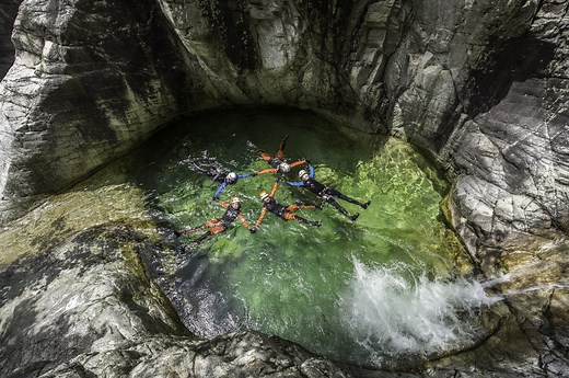Canyoning de la Richiusa à Bocognano - Ajaccio - Corse