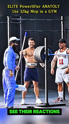 49K views · 281 reactions | ANATOLY Lifts 32kg Mop in Gym #GymPrankTV #GymPranks #Prank | Physical Health Fitness | Facebook