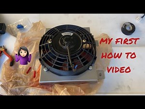 turbo mr2 aftermarket intercooler fan wiring & install