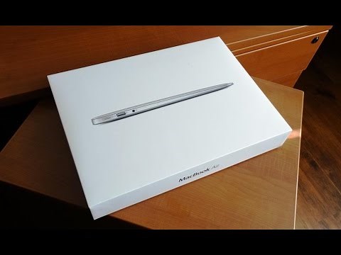 Apple Macbook Air 13' unboxing 2017, full description