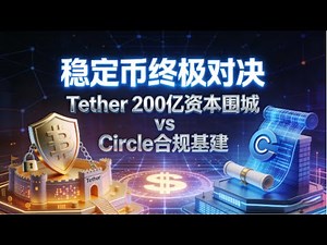 稳定币终极对决：Tether 与 Circle 的链上美元霸权争夺战｜Tether的资本围城与Circle的合规基建，谁能定义链上美元未来？
