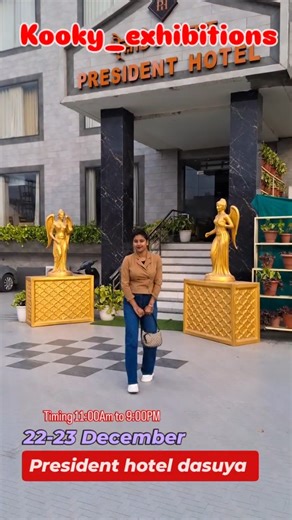 ✌ Hanjiii Dasuya, Tanda Te Mukerian vaalo 💥 🗓️ 22th-23th December, 2025 (Monday - Tuesday) 📍⭐⭐⭐ The President Hotel ⭐⭐⭐ (Pathankot - Jalandhar Highway) ⏰ 10:00AM - 9:00 PM 💥 Free Silver COIN 🪙 on Shopping 🛍️ of ₹9999/- 💥 💥 Free GIFTS on Shopping 🛍️ above @4999/- 💥 50 Brands with unique Collection 💥 💥 Latest Trends throughout the world 💥 💥 Unique start-ups from your city 💥 #hoshiarpurcity #kookyexhibitions #kookyhoshiarpur #kookynawanshahr #dasuya | Kooky Exhibitions