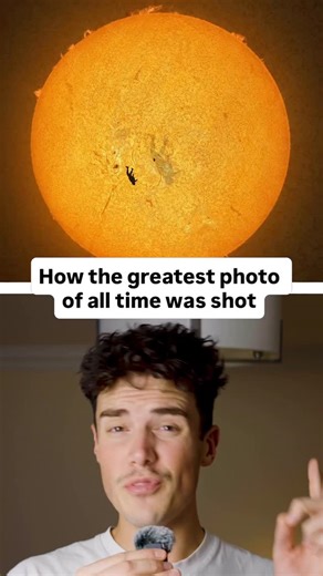 Pubity on Instagram: "This skydiving shot looks like AI… but it’s 100% real 🤯 Photographer Andrew McCarthy captured this photograph in the Arizona desert, perfectly lining up skydiver Gabriel Brown with the sun after six attempts. Using a hydrogen-alpha filter normally meant for solar astronomy, McCarthy revealed the sun’s incredible outer layer, right as Brown dropped into the frame. (Via @cosmic_background @blackgryph0n)"