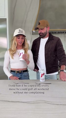 I told him if he copied my every move, he could golf all weekend