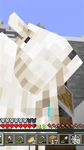 Getting bullied by goats 🫩#minecraft #gaming #funny #fyp#goat #bedrock