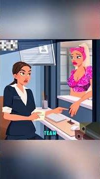 She Removed Her Fake Face at Airport Security” 😓🥀 #roblox #animation #shorts