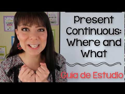 CÓMO HACER PREGUNTAS EN INGLÉS USANDO WHERE Y WHAT