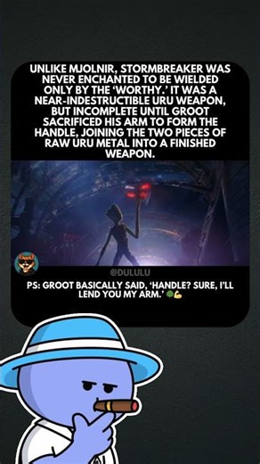 How Was Groot Able to Lift Stormbreaker in Infinity War? 🌳⚡