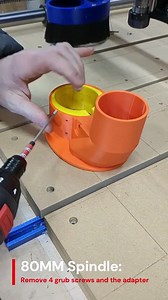 The Infinity Boot - Endless Adaptability - Dust Boot for Onefinity CNC 65mm Router AND 80mm Spindle With Adapter for 2 1/2" Dust Collector - Etsy