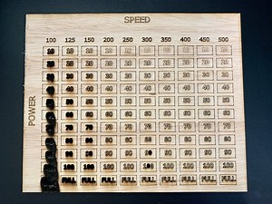 Settings Test for Cutting, Laser SVG File, Digital Download, for 1/8" to 1/4" Material - Etsy