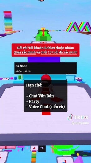 Cập nhật tính năng Roblox cho nhóm tuổi 2026