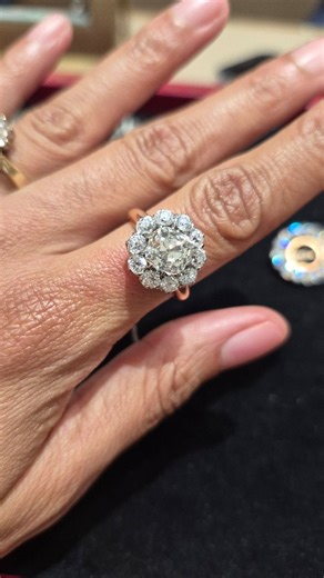 Victorian Era Doubles as a brooch and ring. 🥰 Lonisa #antique #antiquejewelry #diamonds #heirloom #wealth #luxury | Lonisa Mari