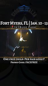 🎪 ALL NEW 2025 Cirque Italia ✨WATER CIRCUS is coming! FORT MYERS, FL | Jan 10 - 13 | JETBLUE PARK! Kids Get In FREE with promo code 'FACEFREE' online (limited offer: one free child per paying adult in levels 2 & 3). Accessible seating and more info: call 941-704-8572. ***Strobe lights used during performance*** | Cirque Italia - Gold Unit