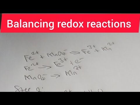 Balancing Redox Reactions in Acidic Solution