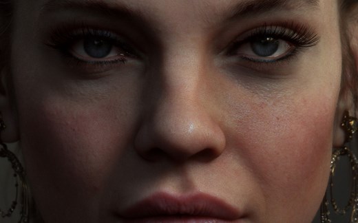 世界顶级CG写实角色作品（绝美的小姐姐模型）