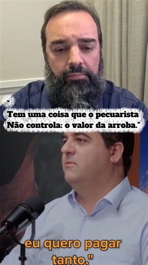 Tem uma coisa que o pecuarista não controla: o valor da arroba.