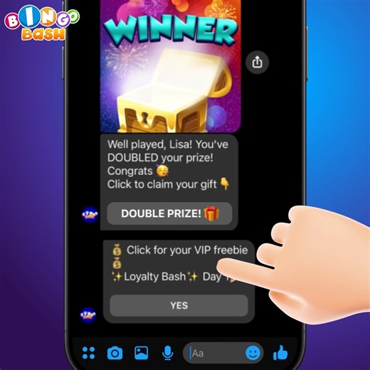 71K views · 3.4K reactions | Bashers, have you checked out our Messenger Bot? It's fun, easy-to-use and packed with rewards! To get you started, we've put together a quick tutorial video that'll guide you through every step of the way. ✨ Discover how to interact with our bot, unlock its full potential, and claim your rewards → https://scrb.ly/3xfX1g2 | Bingo Bash | Facebook