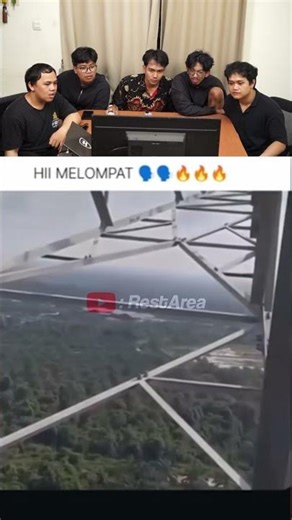 Hiiii melompatt!! #rest_area #meme #funny #react