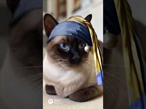 名画の中の猫・ルナ｜AI映像による静かな物語/ Luna the Cat in Masterpieces | A Quiet Story Told by AI