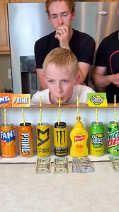 874K views · 9.3K reactions | Crazy Family Soda Game - with Mustard 藍 Brothers and sister play funny soda taste test roulette game for cash prize, but one of the drinks is mustard. This video was produced by Family Game Night, Network Media, and Benson Bros. | Family Game Night | Facebook
