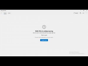 Enable/ Disable windows update | Microsoft Store error Pardon the interruption.