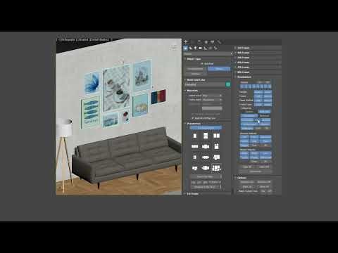 VizEasy Procedural Posters & Paintings for 3ds Max | Product Demo & Features