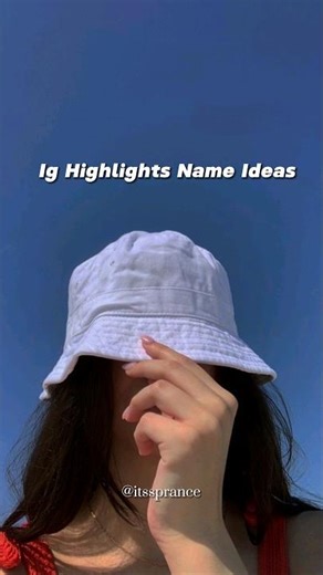Ig Highlights aesthetic names ideas 🦋💡 #shortsfeed #youtubecreator