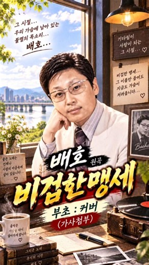 배호 「비겁한 맹세」 | 그때 그 시절 감성트로트 | 추억의 명곡 | 부초:커버 🎵