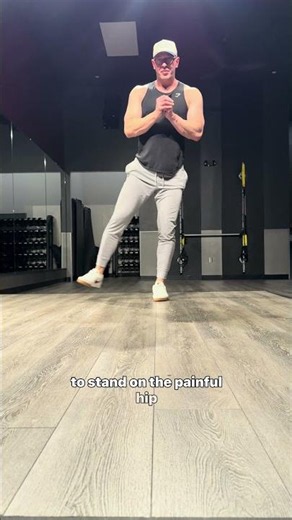 Are you having pain with walking and do you have a limp? Here’s a simple exercise to help. #hippain