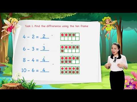 Math For Kids - Lesson 26. Subtraction Using the Ten Frame | Kindergarten