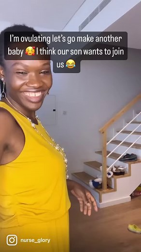 I’m ovulating let’s go make another baby 🥰 I think our son wants to join us 😂 #reelsvideo #reelsviral #reelsfb #reelsinstagram #reelchallenge #reels #couple #son #funny #family #husband | NurseGlory