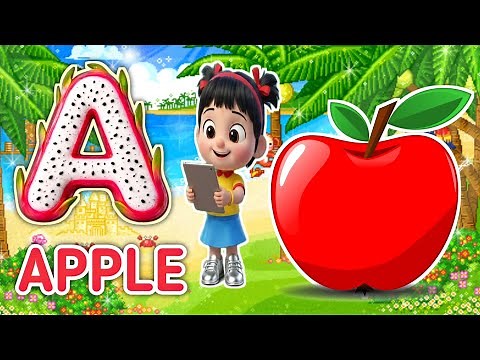 Phonics Song 2 with TWO Words in 3D - A For Airplane - ABC Alphabet Songs with Sounds for Children