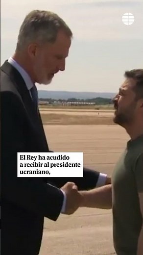 Gesto inusual de Felipe VI al ir a recibir a Zelenski a su llegada a Madrid