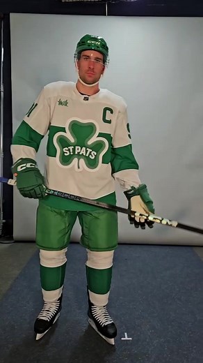 Our exact reaction to the new threads ☘️😮‍💨 03.16.24 #NHL #Leafs
