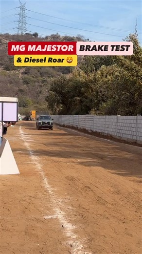 Motorcent Rishabh Srivastava on Instagram: "MG MAJESTOR brake test 💥 From full throttle to full stop — confidence, control & command on every inch of tarmac. And that diesel engine roar? Pure muscle. No drama. Just dominance. Follow @motorcent for real tests, raw sounds & no-nonsense car content 🚗🔥 #MGMAJESTOR #BrakeTest #DieselPower #SUVPerformance #Motorcent"