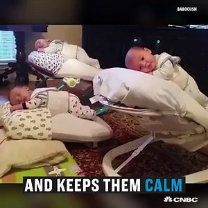 41M views · 122K reactions | This hi-tech cushion stops babies from crying. | CNBC | Facebook