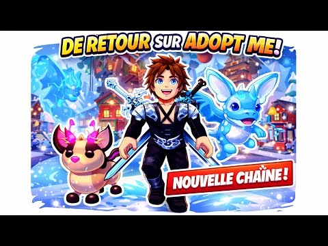 BACK ON ADOPT ME BUT ON A NEW CHANNEL!