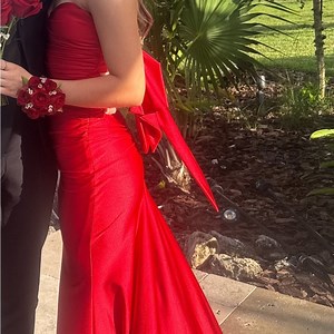 Jessica Angel 2645 Prom Dress RedXXSAltered to fit (5’1)