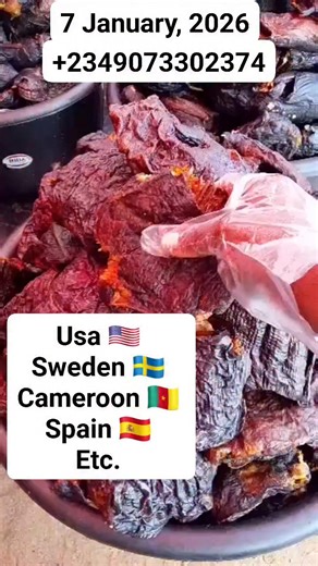 ✅️Fresh from the river. We bring you the highest quality with a taste that's rich and unforgettable. Ready to elevate your next meal? ✅️100 pieces of big-sized asa (eja-osan) river fish: ₦360,000 ✅️20 pieces: ₦76,000 ✅️5 pieces: ₦20,000 ✅️110 pieces of big and medium-sized asa (eja-osan) river fish: ₦345,000 ✅️17 pieces: ₦67,000 Send a dm to purchase: 2349073302374 We bring premium food items and export services at your doorstep. #fish #asafish #fypシ゚viralシ #groceries #africanstoresinuk #afrosho