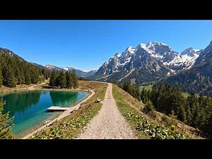 🚴‍♂️ Our New Favorite Ride! Snowy Peaks & Emerald Lakes | 90 min Virtual Tour | 4K