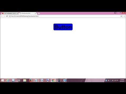 How To Make Hover Effect Button in CSS (Notepad)