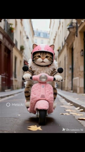 lalamove kitty driving pink scooter 🛵🛵 #cute #history